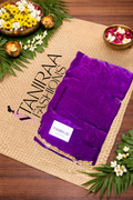 Space Silk Saree - Purple